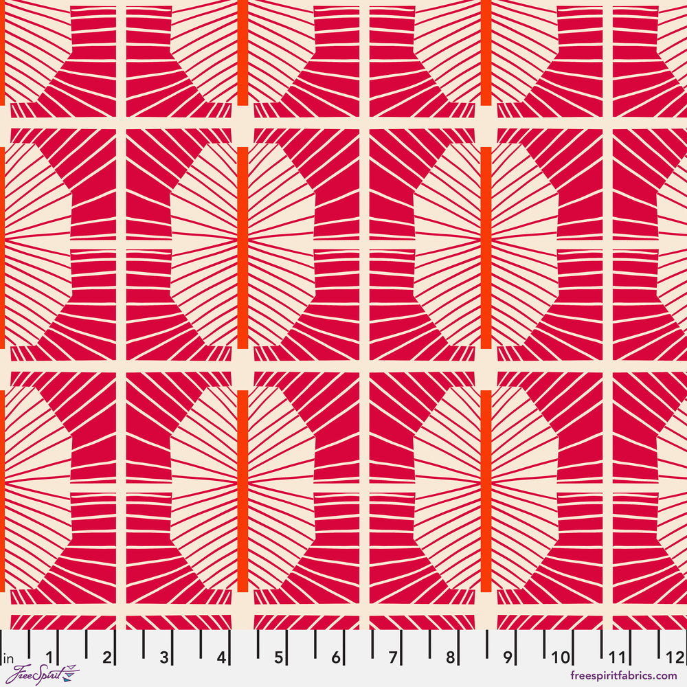 Echoes of Colour Quilt Fabric - Garden Carnival in Fiesta - PWKC020.FIESTA