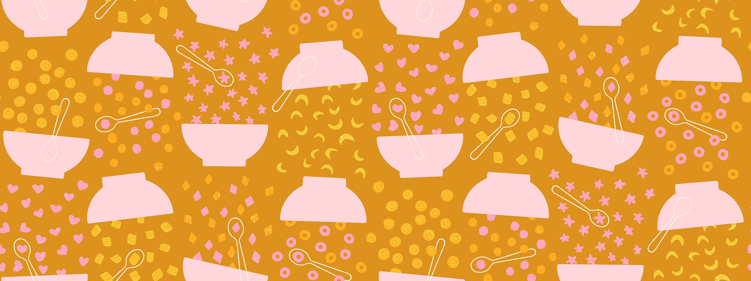 Egg and Friends Quilt Fabric by Ruby Star Society - Flying Cereal in Honey Gold - RS3091 12
