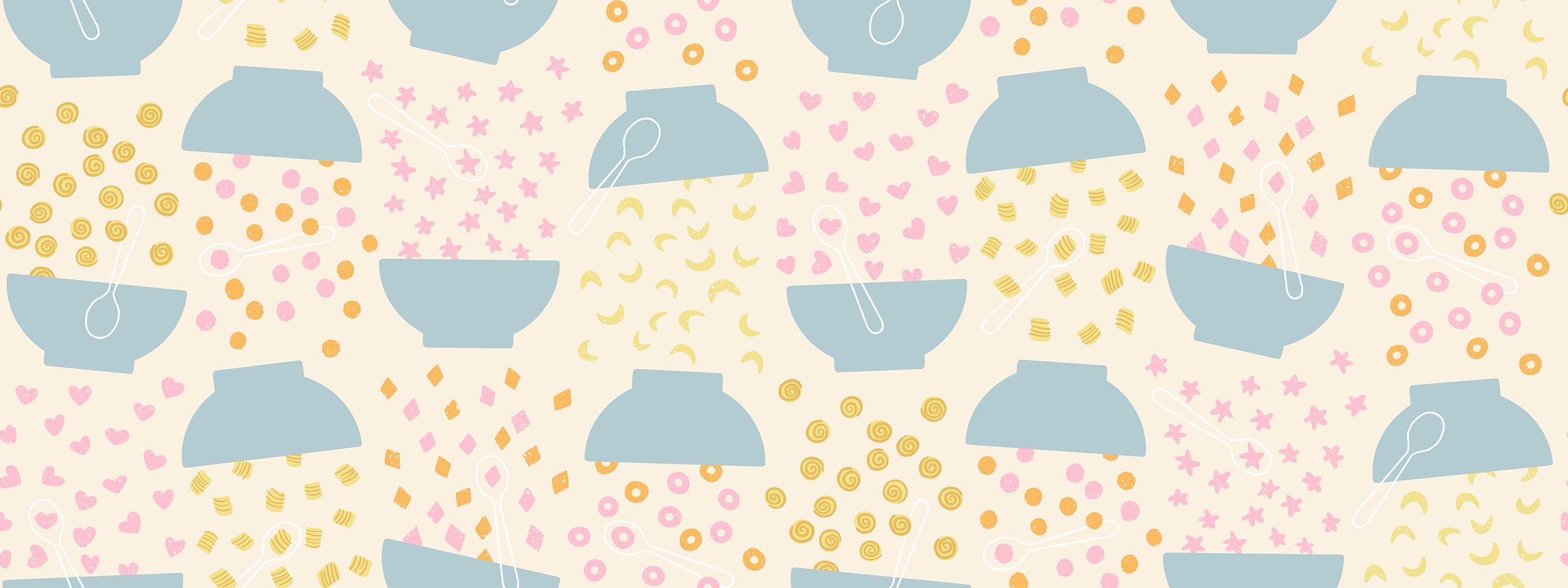 Egg and Friends Quilt Fabric by Ruby Star Society - Flying Cereal in Natural/Multi - RS3091 11
