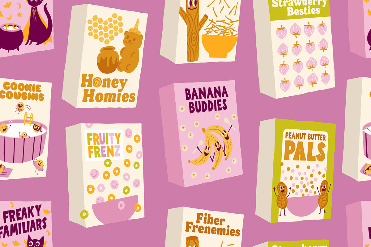 Egg and Friends Quilt Fabric by Ruby Star Society - Part of This Complete Breakfast in Heliotrope Purple - RS3106 14