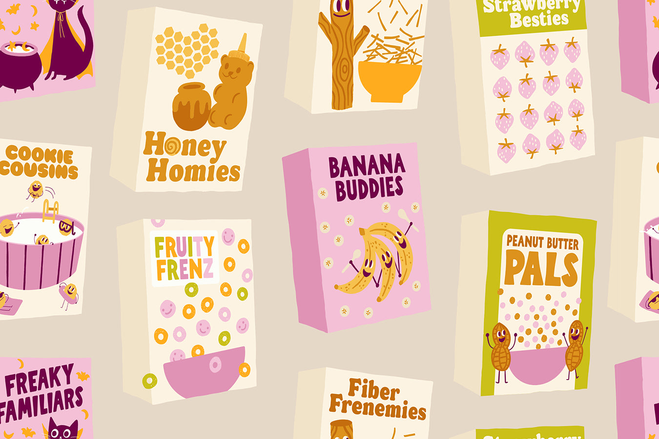 Egg and Friends Quilt Fabric by Ruby Star Society - Part of This Complete Breakfast in Sandbox Cream/Multi - RS3106 11