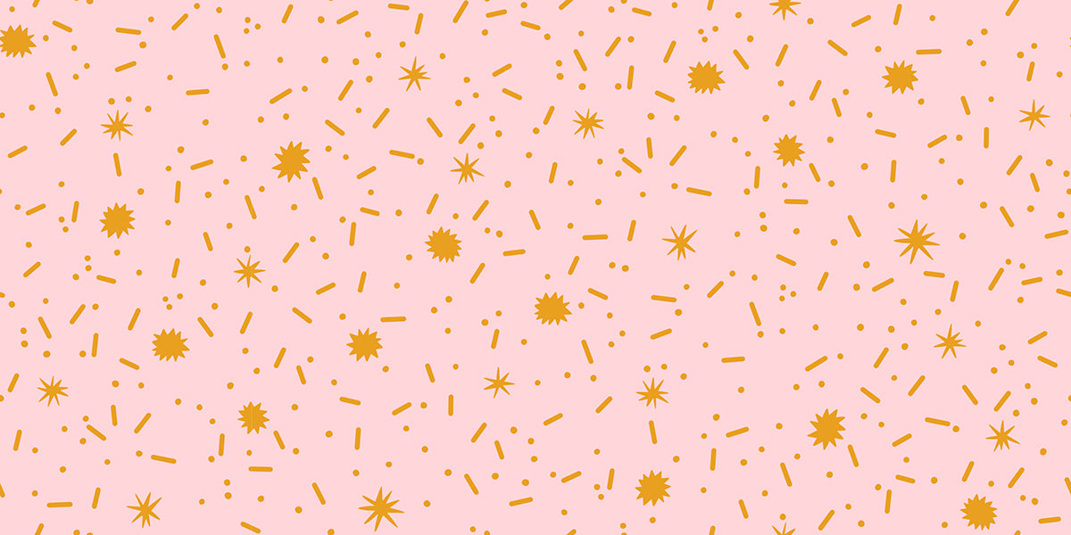 Egg and Friends Quilt Fabric by Ruby Star Society - Sugar Rush Sprinkles in Candy Pink - RS3095 13