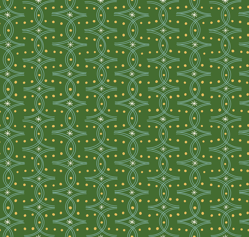Endpaper Quilt Fabric by Ruby Star Society - Geometric in Sarah Green - RS6045 12