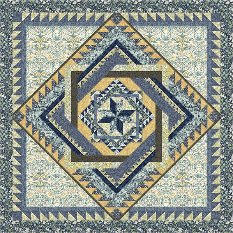 Entangled Quilt Kit - featuring Buttermere by Morris & Co. - KITQTWM.ENTANGLED