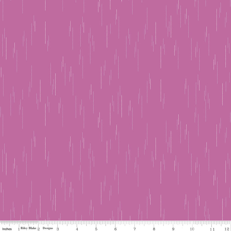 Essence Quilt Fabric - Raindrops in Fuchsia Purple - C16461-FUCHSIA