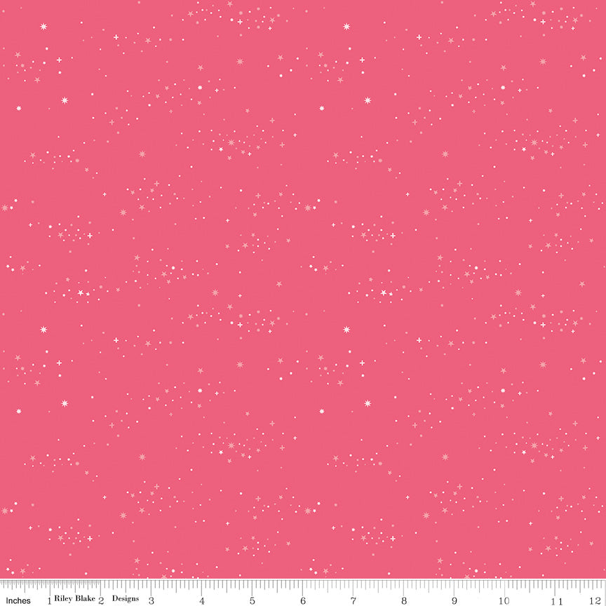 Essence Quilt Fabric - Starlight in Hot Pink - C16463-HOTPINK