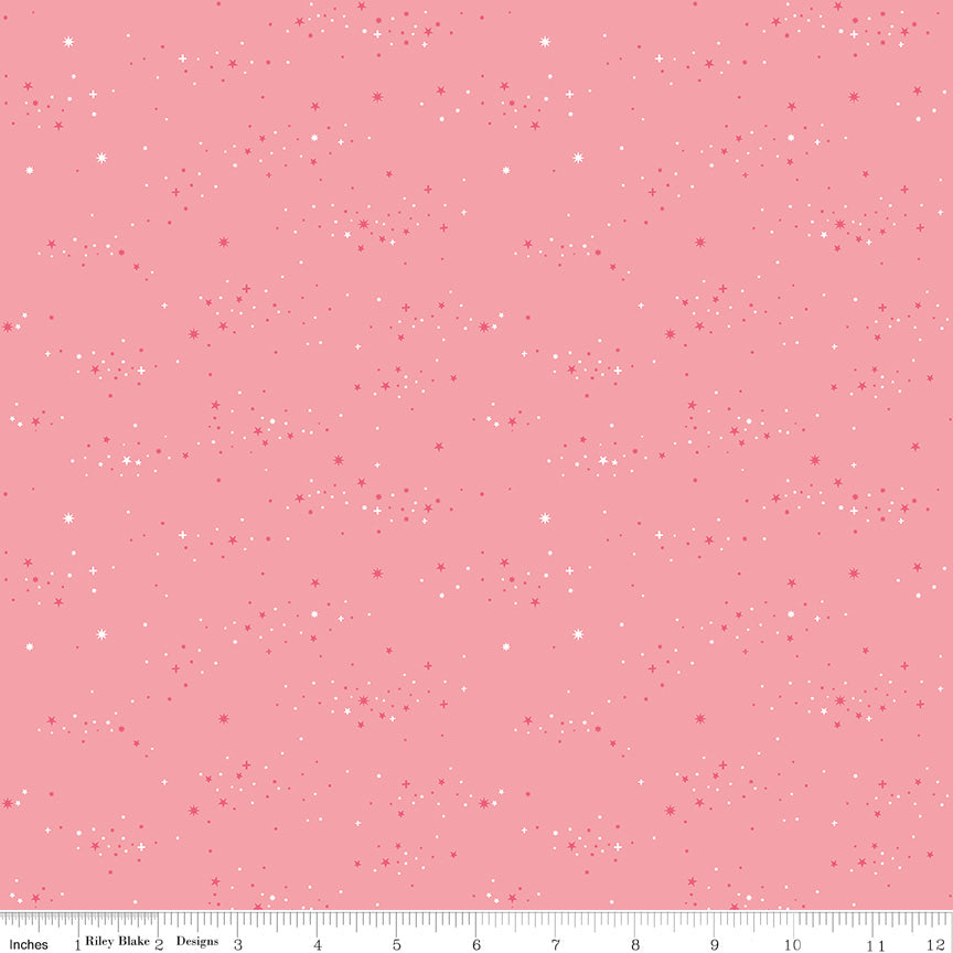 Essence Quilt Fabric - Starlight in Pink - C16463-PINK