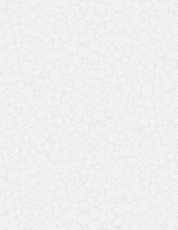 Essentials White on White Quilt Fabric - Sparkles in White on White - 1817 39055 100