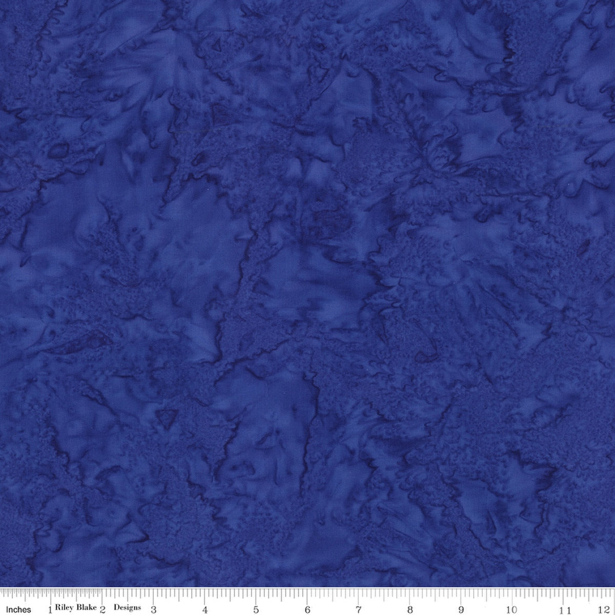 Expressions Hand-Dyes Batik Quilt Fabric - Deep Water (Blue) - BT21000-697
