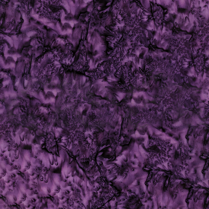 Expressions Hand-Dyes Batik Quilt Fabric - Dusty Periwinkle (Purple) - BT21000-177