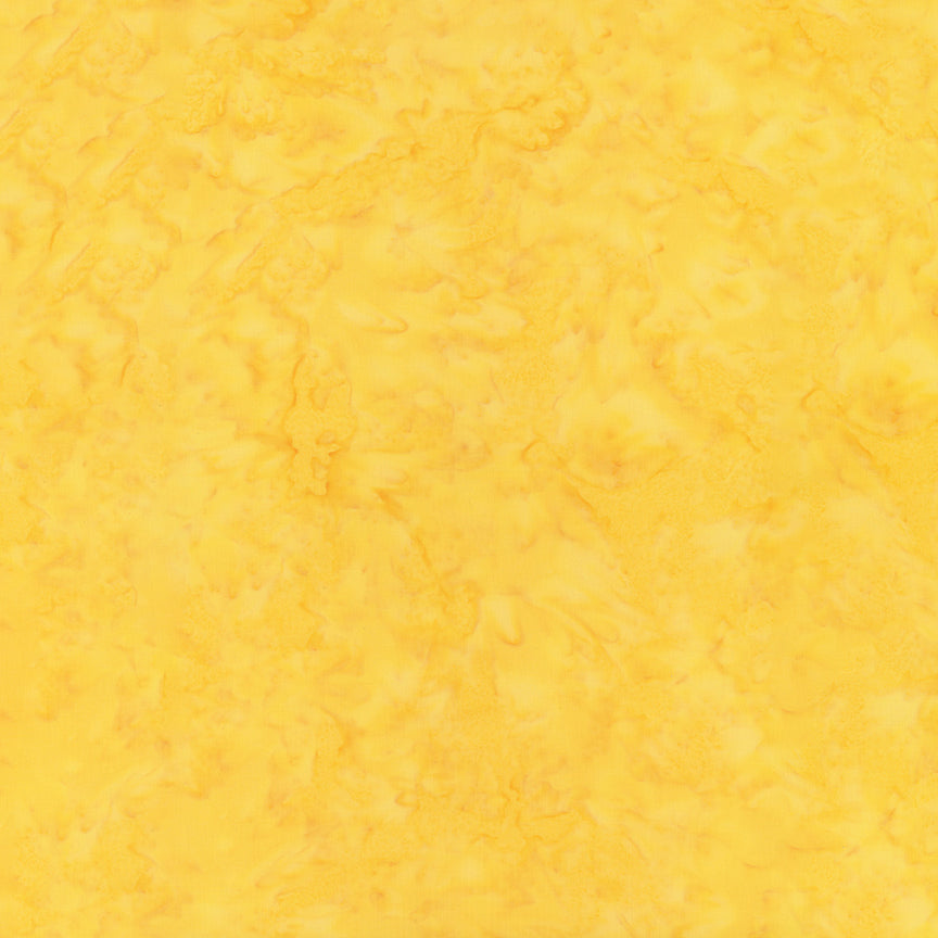 Expressions Hand-Dyes Batik Quilt Fabric - Sunshine (Yellow) - BT21000-255