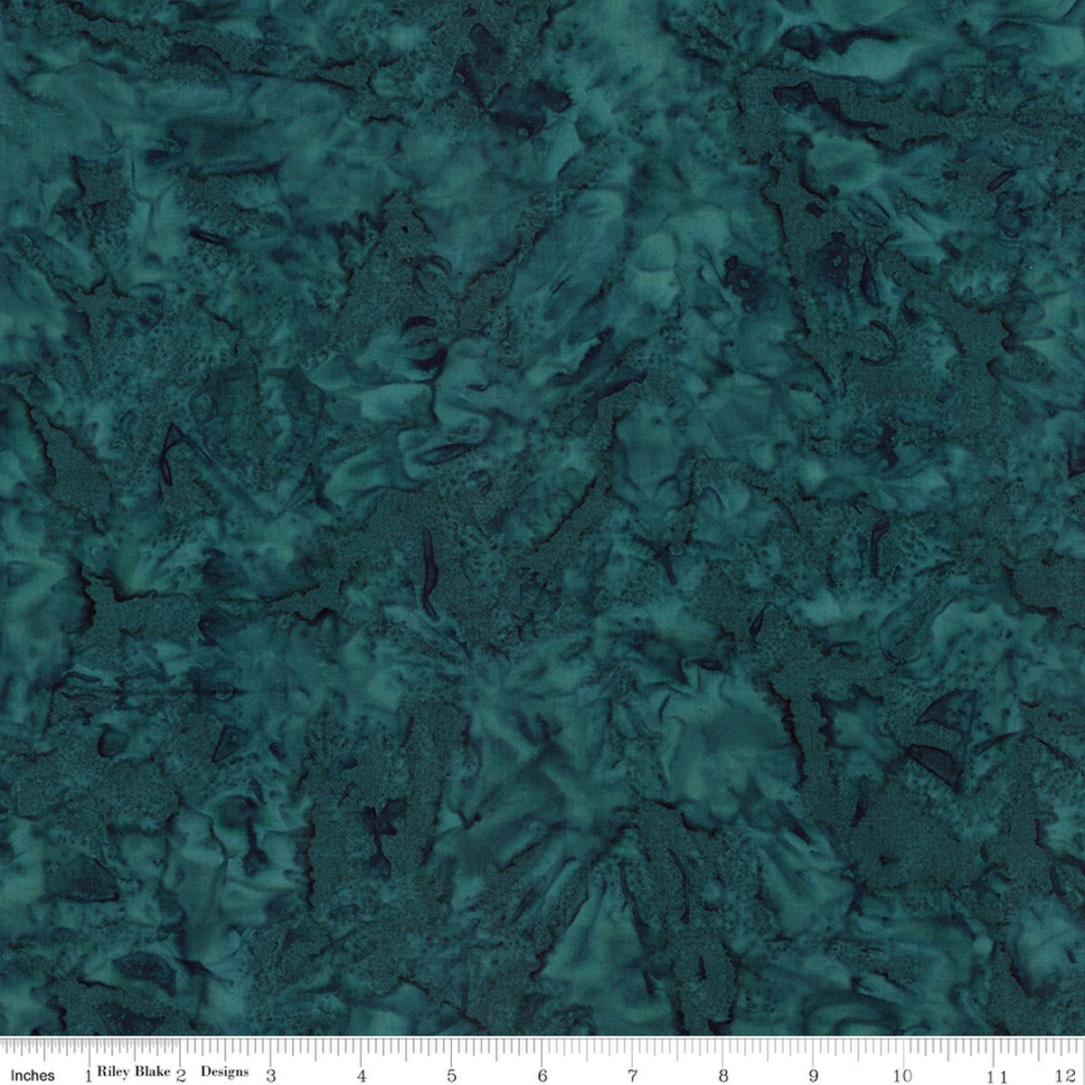 Expressions Hand-Dyes Batik Quilt Fabric - Tropical Rain (Aqua) - BT21000-678