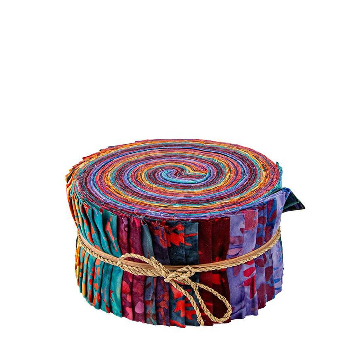 Expressions Seaside Sunset Batik Quilt Fabric - Rolie Polie - set of 40 2 1/2" strips - RP-23355-40