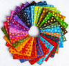 Expressions Polka Pops Batik Quilt Fabric - 10" stacker - set of 42 10" squares - 10-21401-42
