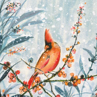Festive Delight Quilt Fabric - Pillow Panel in Winter - AWMD 23860-277 WINTER - SOLD AS A 24" PANEL