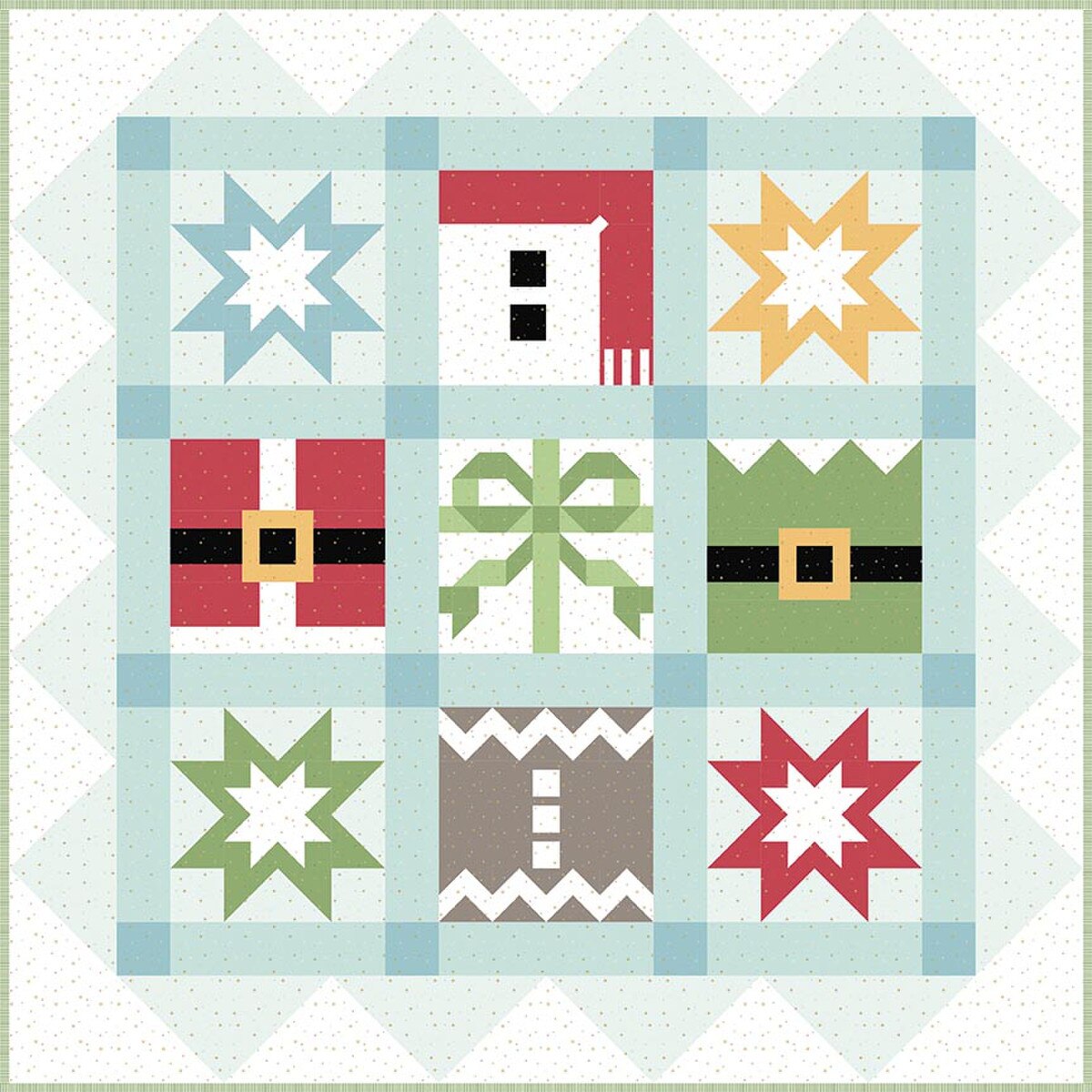 Festive Friends Quilt Pattern by Melissa Mortenson - P115-FESTIVEFRIENDS