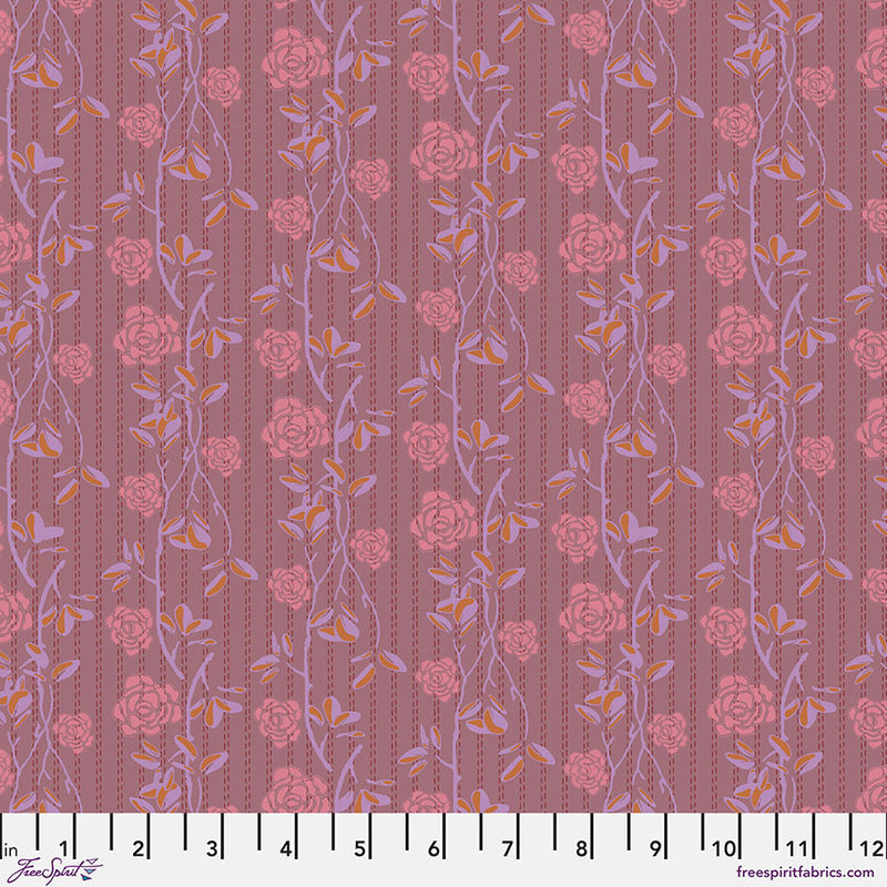 Field Study Quilt Fabric - Briar (Roses) in Calm (Pink) - PWSK065.CALM