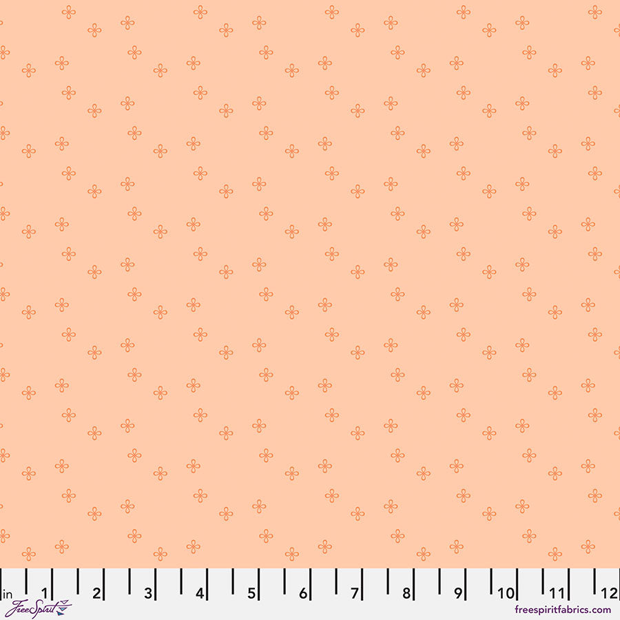 Field Study Quilt Fabric - Gleam in Calm (Peach) - PWSK067.CALM