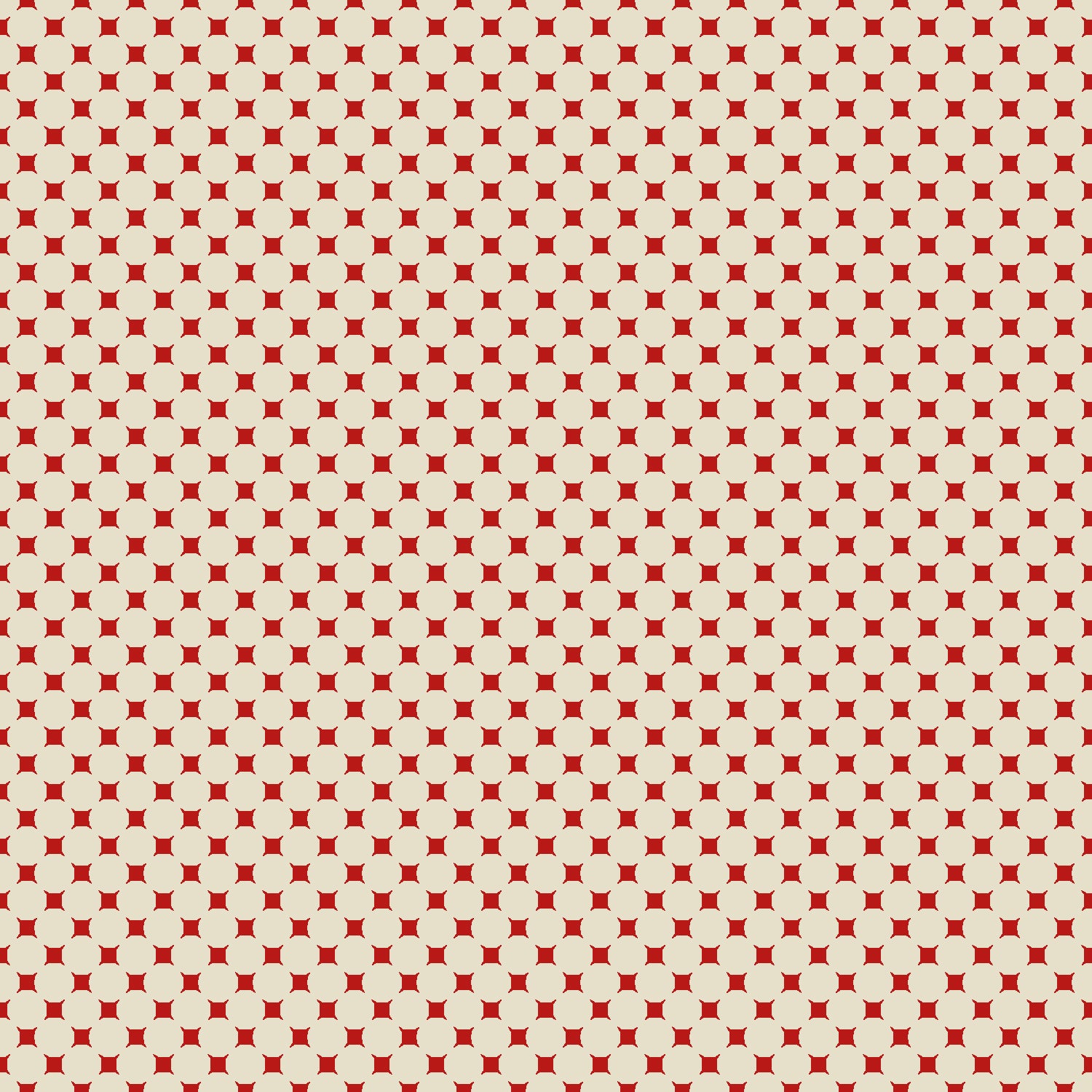 Finishing Touches Quilt Fabric - Ambiguous Geometric in Hope Cream/Red - RJ6045-HO5