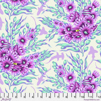 Floral Reef Quilt Fabric by Tula Pink - Shadow Shark in Ultraviolet Purple - PWTP267.ULTRAVIOLET