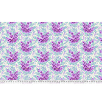 Floral Reef Quilt Fabric by Tula Pink - Shadow Shark in Ultraviolet Purple - PWTP267.ULTRAVIOLET