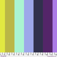 Floral Reef Quilt Fabric by Tula Pink - Smooth Sailing in Deep Dive Multi - PWTP271.DEEPDIVE