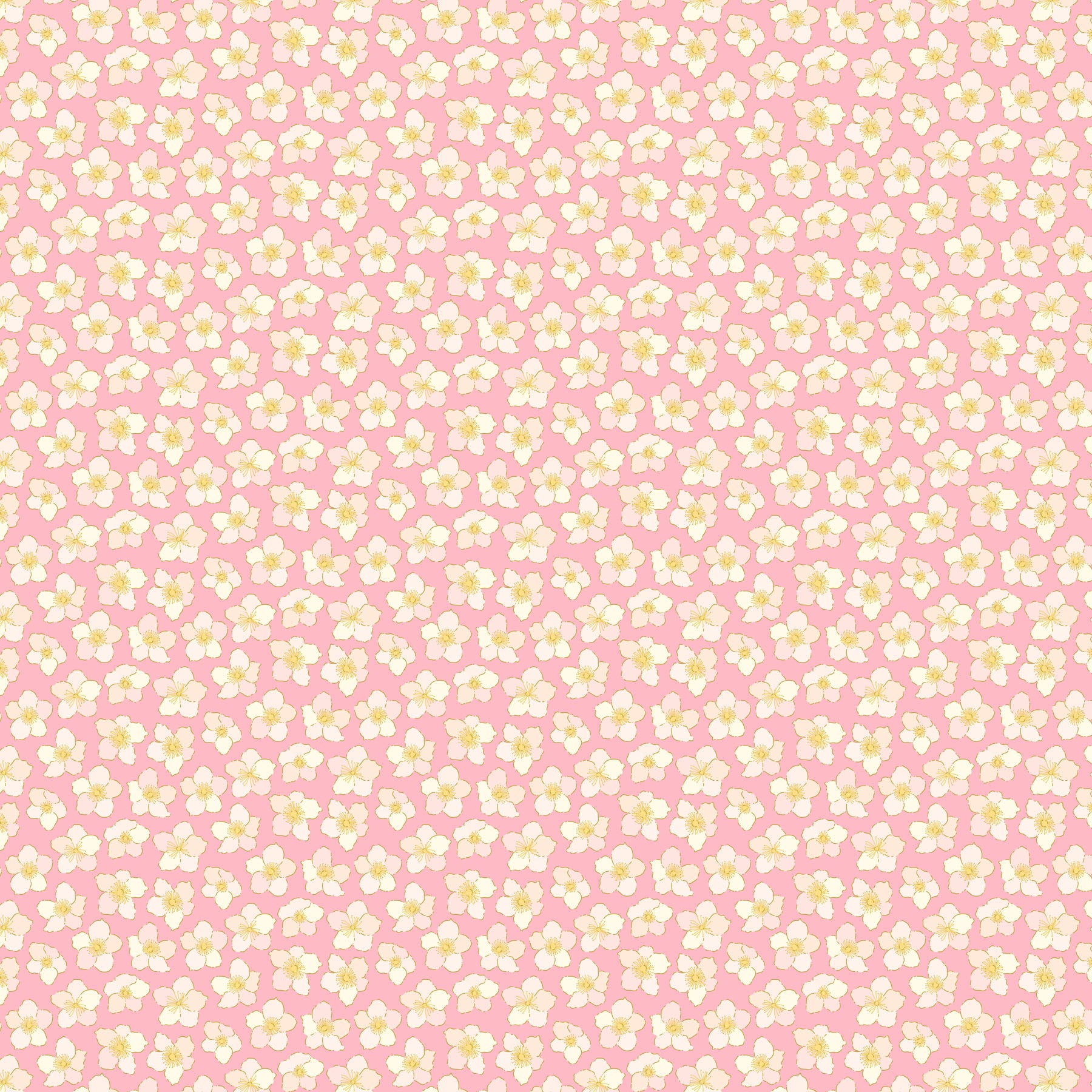 Florescence Quilt Fabric - Hellebores in Pink - 90990M-20