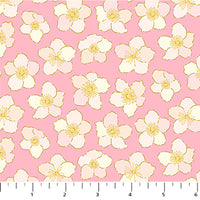 Florescence Quilt Fabric - Hellebores in Pink - 90990M-20