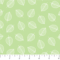 Florescence Quilt Fabric - Leaves in Green - 90993-70