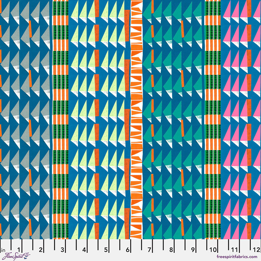 Flying South Quilt Fabric - Triangle in Multi - PWCY007.MULTI