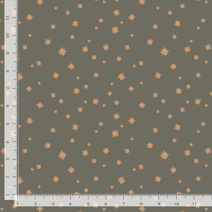 Forager Quilt Fabric - Stars in Clover Green - STELLA-DRR3033 CLOVER