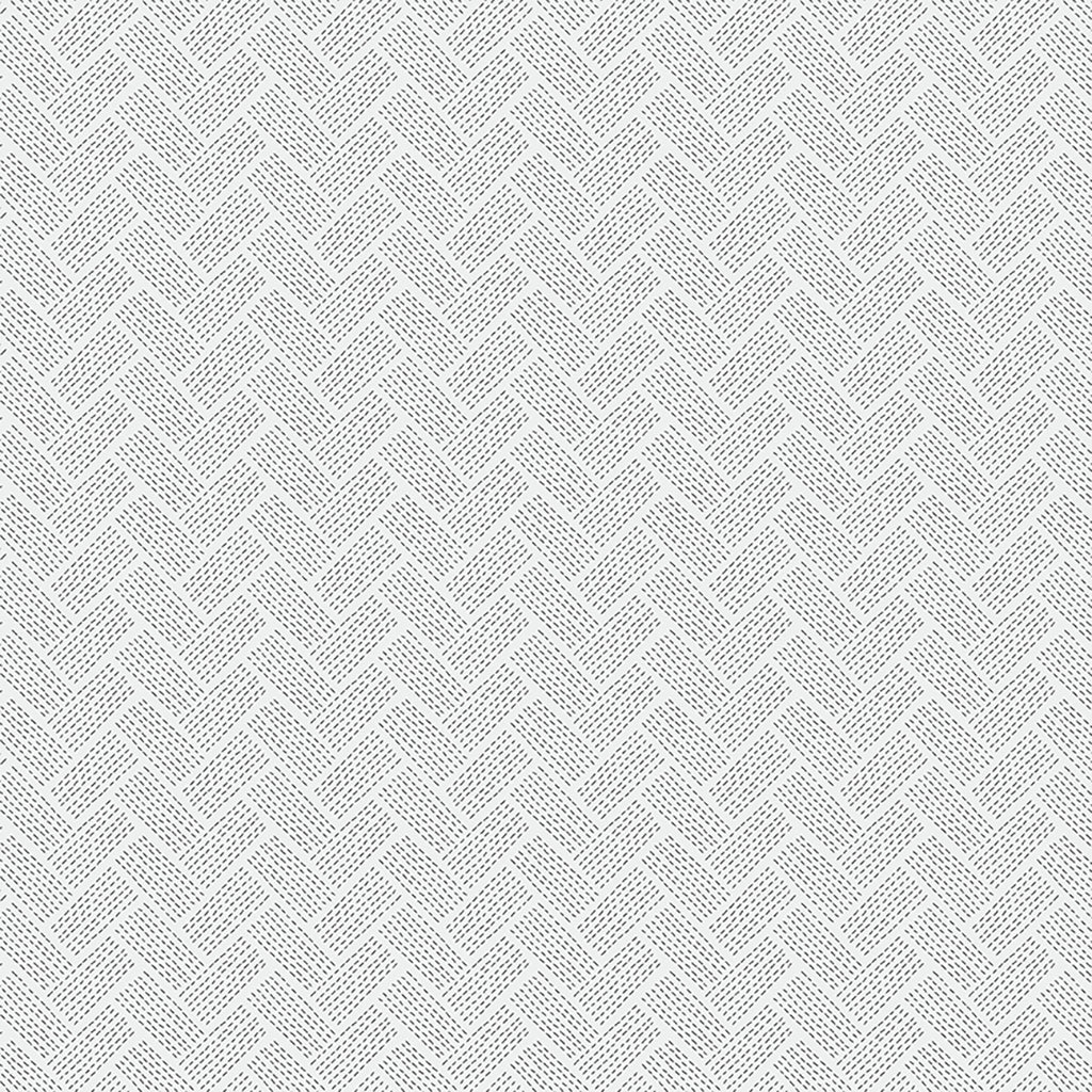 Forest Ferns Quilt Fabric - Chevrons in Pale Gray - Y3998-137