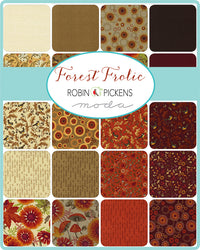 Forest Frolic Quilt Fabric - Layer Cake - set of 42 10" squares - 48740LC