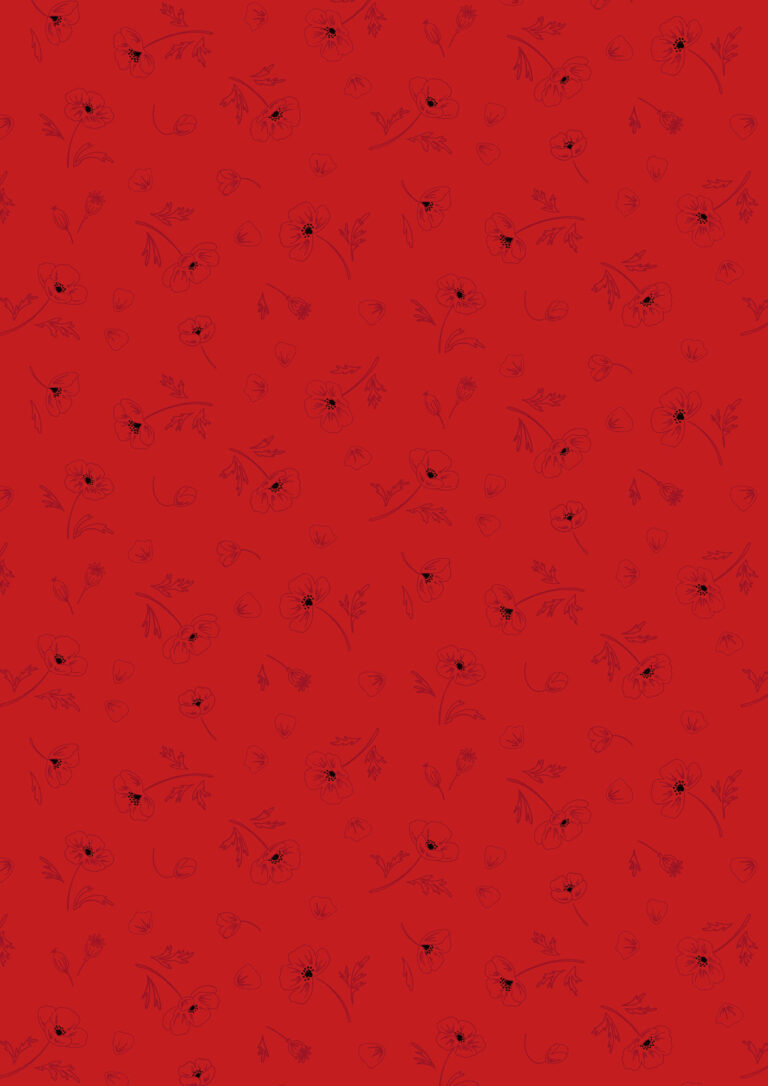 Forever Blooms Quilt Fabric - Ephemeral Beauty in Scarlet Red - CC63.2