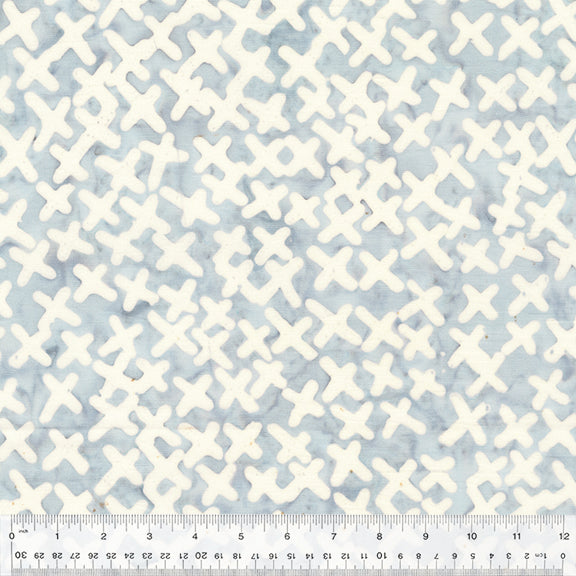 Found Batik Quilt Fabric - Xs in Moon Gray - 713Q-9