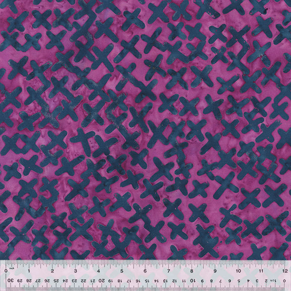 Found Batik Quilt Fabric - Xs in Orchid Purple - 713Q-2
