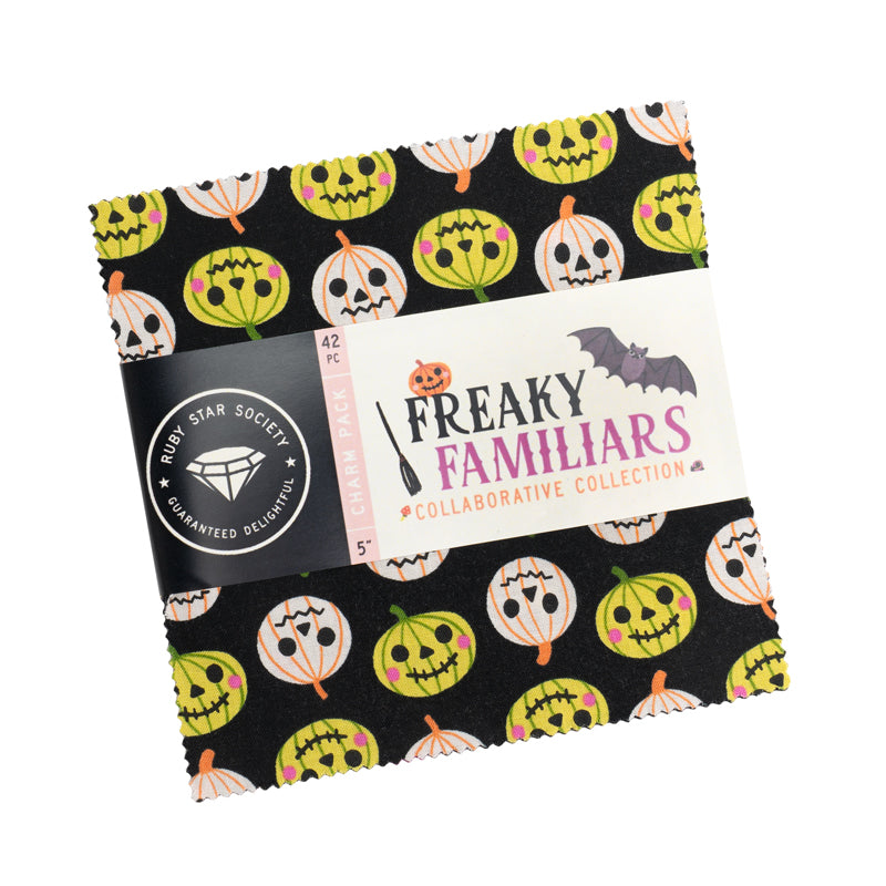 Freaky Familiars Quilt Fabric by Ruby Star Society - Charm Pack - set of 42 5" squares - RS5190PP