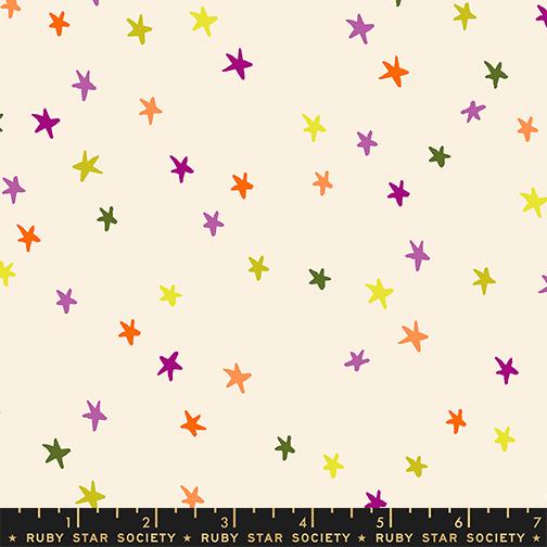 Freaky Familiars Quilt Fabric by Ruby Star Society - Starry in Spooky/Natural Cream - RS4109 96 - FREAKY FAMILIARS