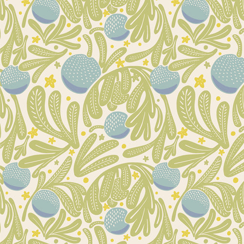 Fresh Linen Quilt Fabric - Bountiful Rhapsody in Multi - FRE32311