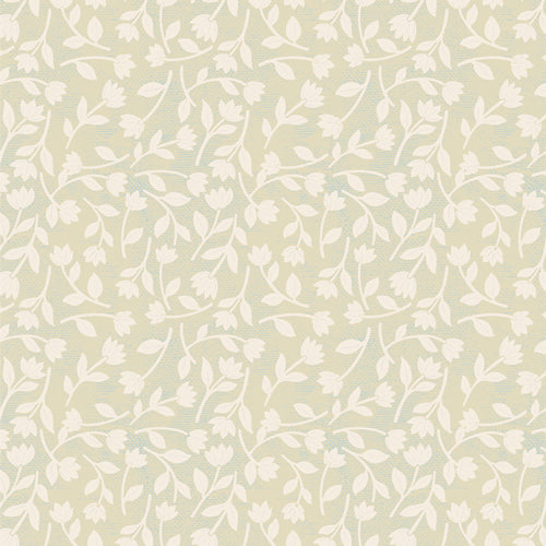 Fresh Linen Quilt Fabric - Delicate Linens in Green - FRE32310