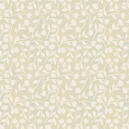 Fresh Linen Quilt Fabric - Delicate Linens in Green - FRE32310
