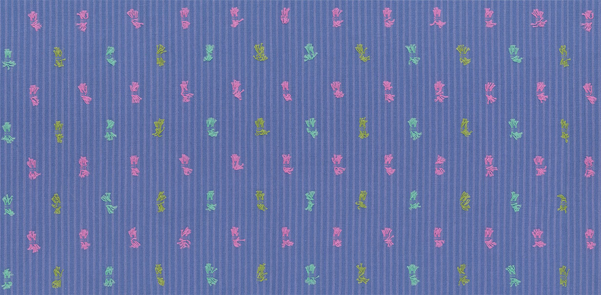 Garden Variety Yarn Dyed Woven Quilt Fabric by Anna Maria Parry - Channeling in Mist Blue - WAMT103-45C