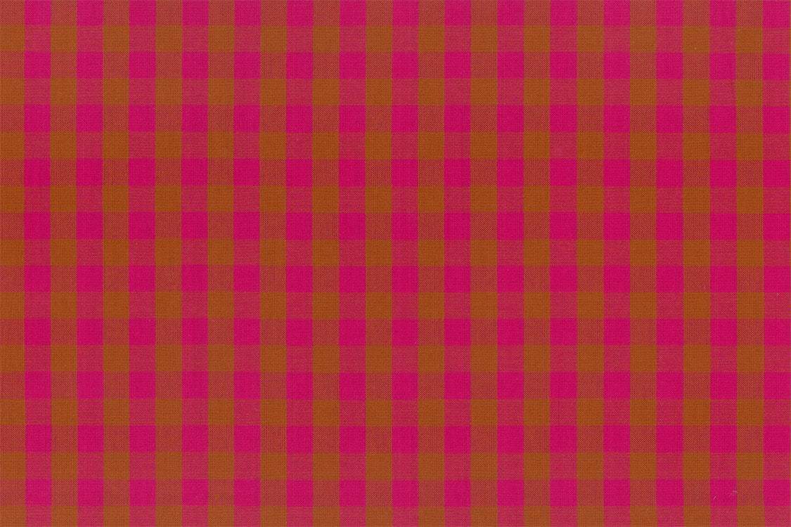 Garden Variety Yarn Dyed Woven Quilt Fabric by Anna Maria Parry - Common Ground in Hot Pink/Gold - WAMT101-25L