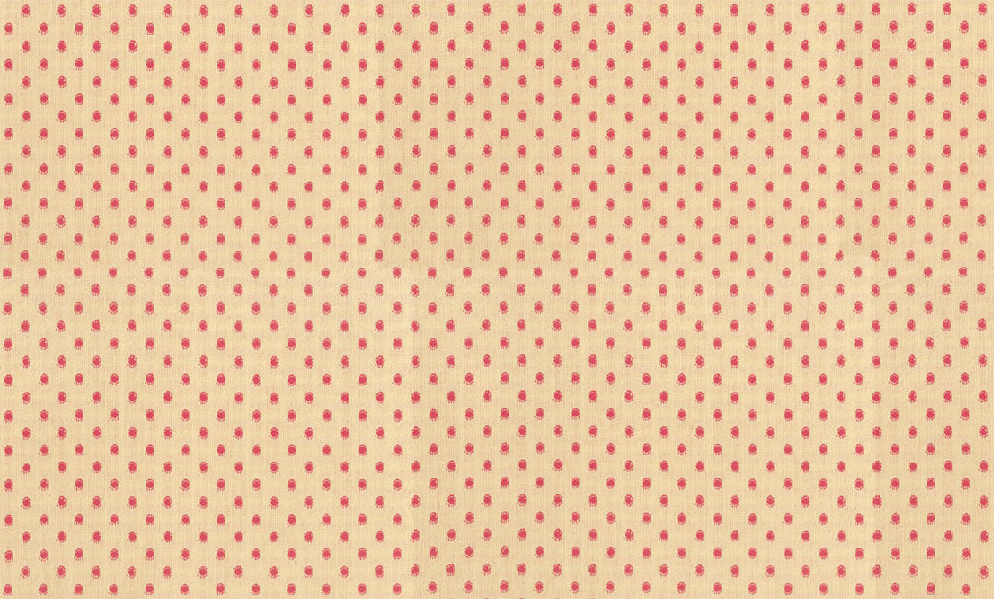 Garden Variety Yarn Dyed Woven Quilt Fabric by Anna Maria Parry - Droplets in Rouge Pink/Cream - WAMT104-28L