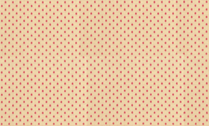 Garden Variety Yarn Dyed Woven Quilt Fabric by Anna Maria Parry - Droplets in Rouge Pink/Cream - WAMT104-28L