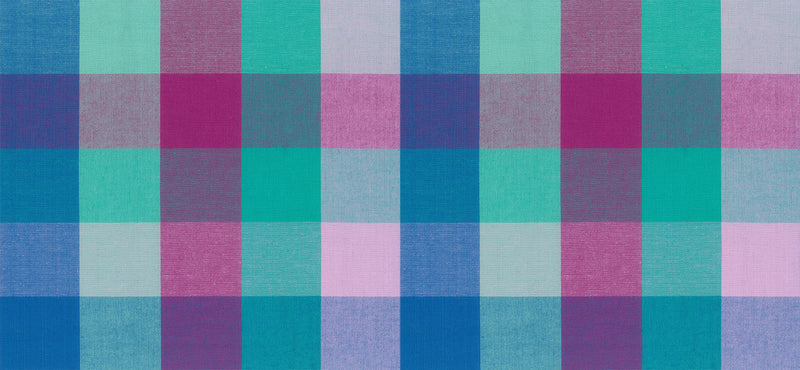 Garden Variety Yarn Dyed Woven Quilt Fabric by Anna Maria Parry - Windowbox in Sea Blue/Purple - WAMT102-72C