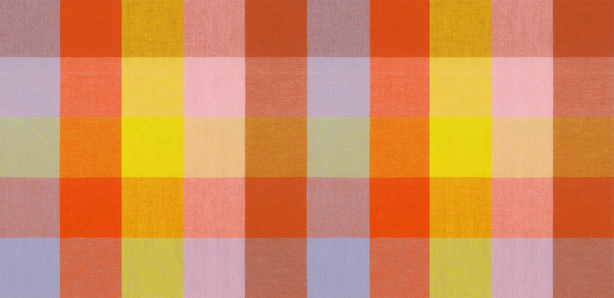 Garden Variety Yarn Dyed Woven Quilt Fabric by Anna Maria Parry - Windowbox in Sunset Yellow/Orange - WAMT102-53V