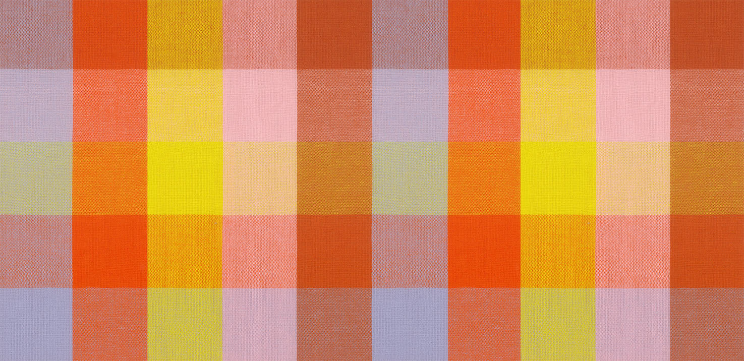 Garden Variety Yarn Dyed Woven Quilt Fabric by Anna Maria Parry - Windowbox in Sunset Yellow/Orange - WAMT102-53V