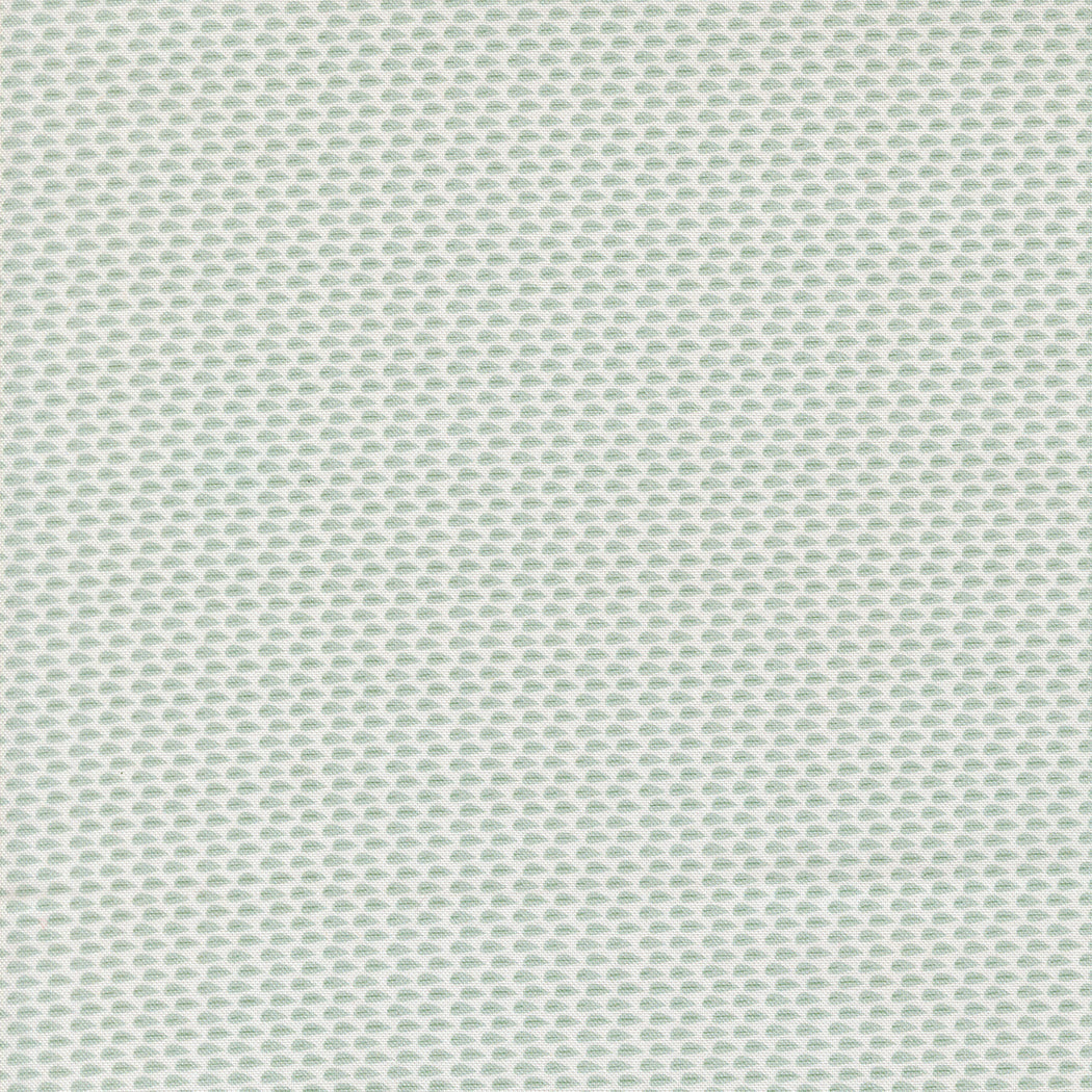 Gathered Bonbons Quilt Fabric - Lazy Leaf in Hometown Sky Teal - 18305 11
