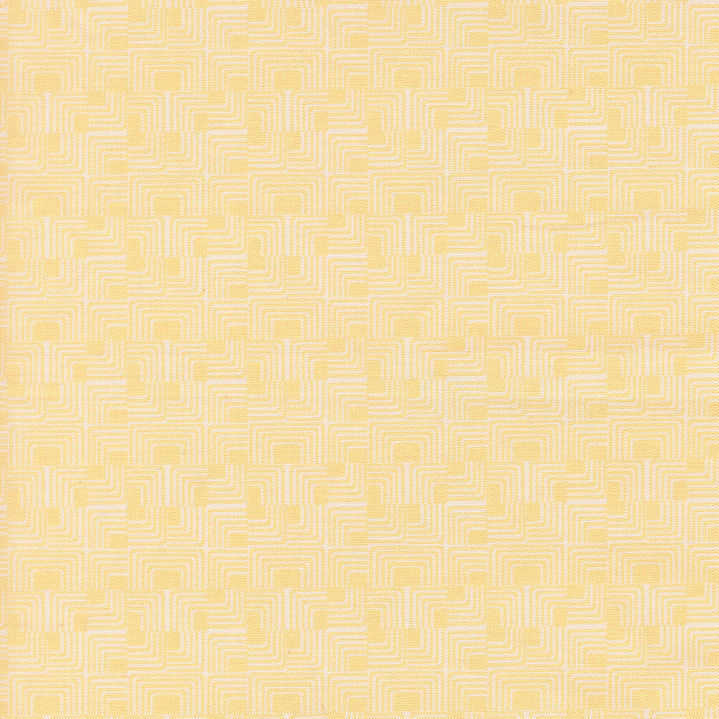 Gathered Bonbons Quilt Fabric - Front Stoop in Butterscotch Yellow/Tan - 18303 11